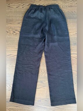 XIRENA linen pants size Sm black